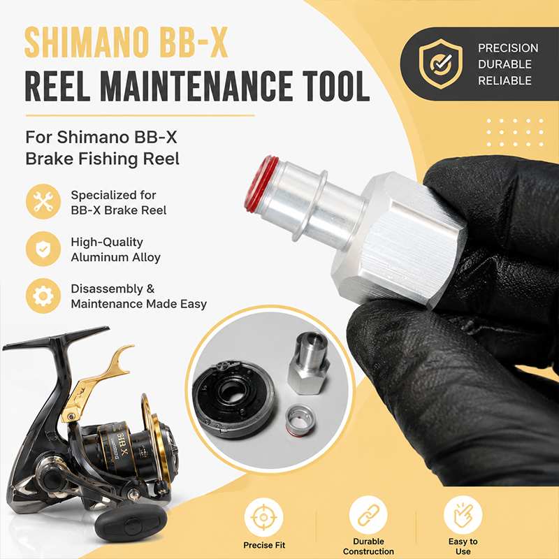 Spinning Reel - เครื่องมือถอดประกอบอะลูมิเนียมอัลลอยด์แบบรวมสำหรับ Shimano BB-X แฮนด์เบรก รอกตกปลาแบบสปินนิ่ง การดูแลรักษาประจำวัน
