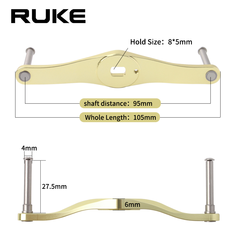 RUKE 1 PC ตกปลา Reel Handle อล - Spincast Reel บทวิจารณ์และราคา