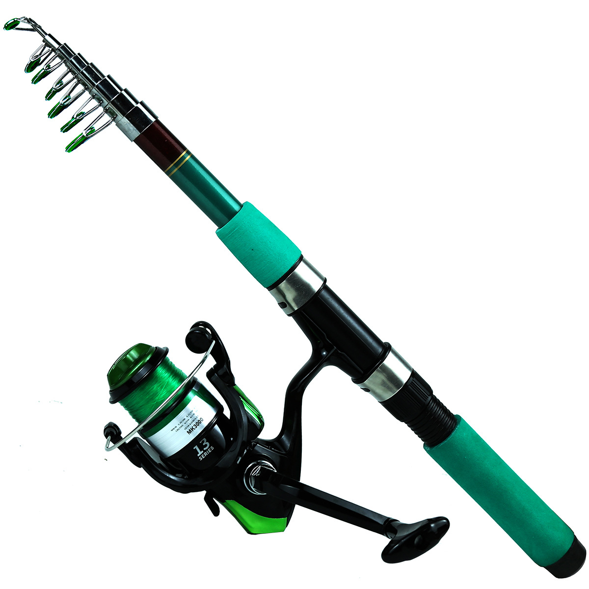 ชุดคันเบ็ดตกปลาแบบพกพา น้ำหนัก - Spinning Reel บทวิจารณ์และราคา