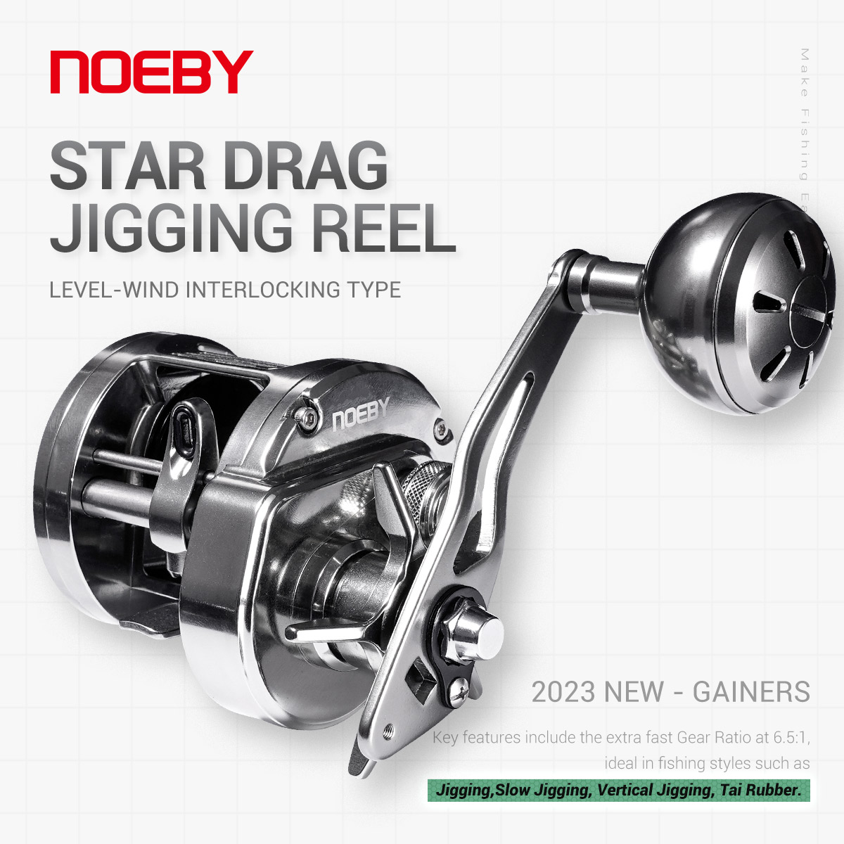 รอกตกปลา NOEBY Gainers Jigging - Daiwa Reel Bg บทวิจารณ์และราคา